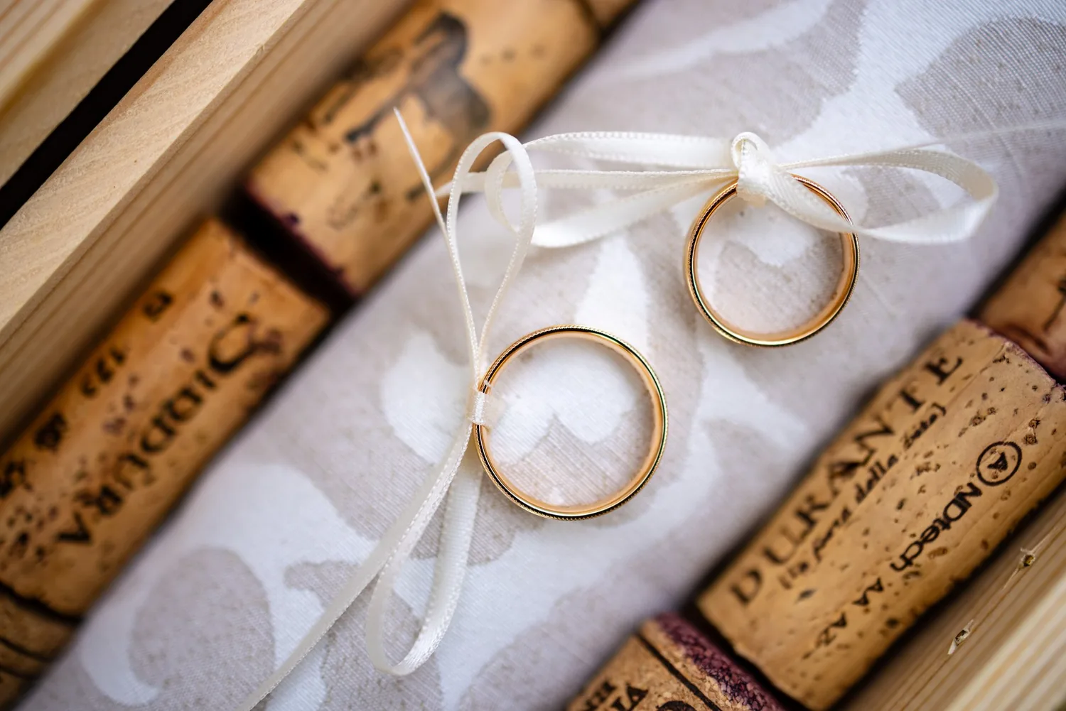 Die Ringe auf Weinkorken