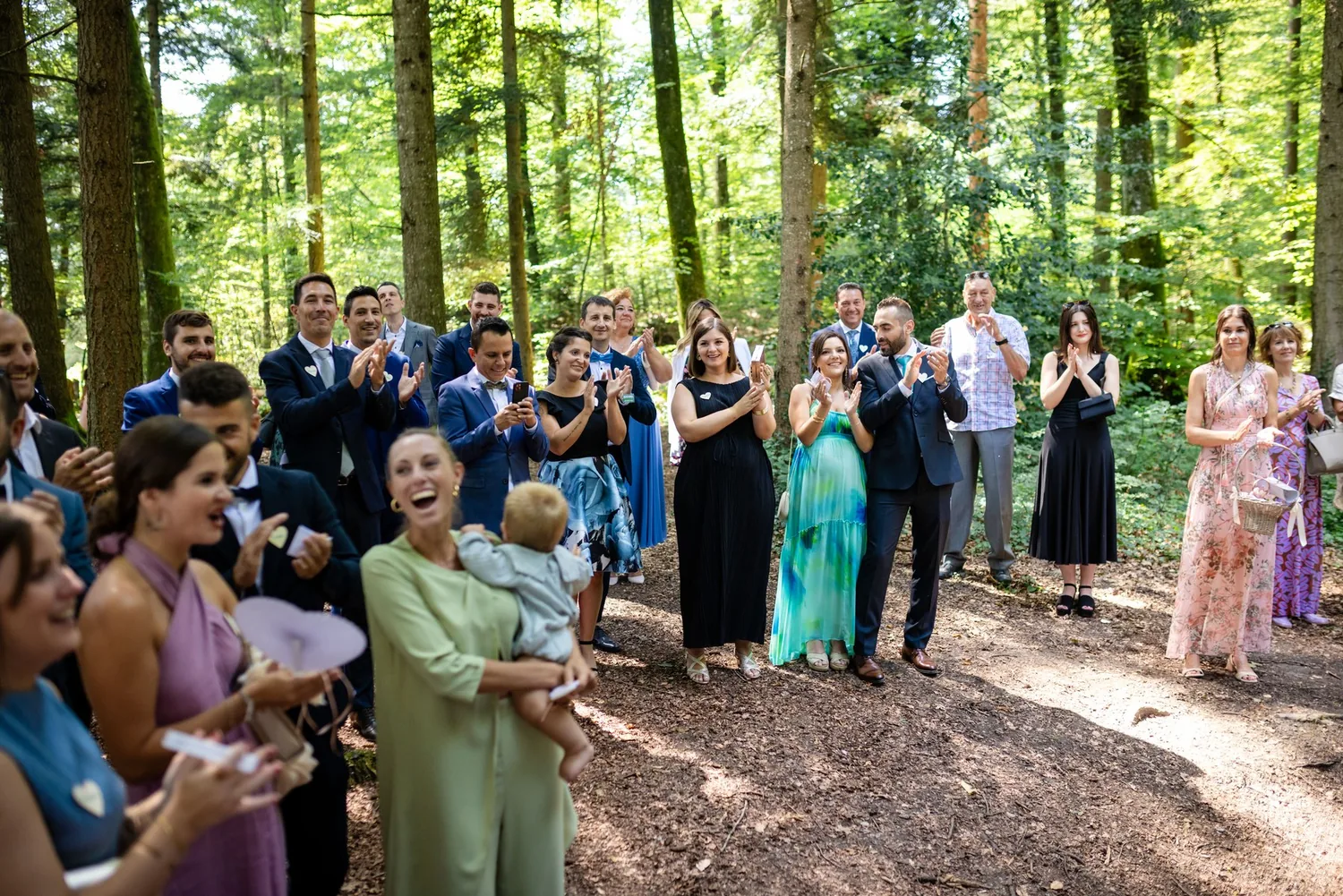 Applaus in der Lichtung