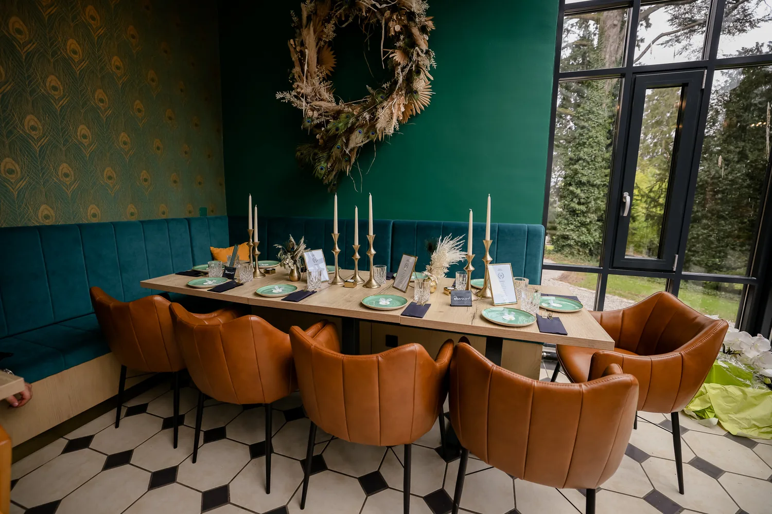 Gedeckte Tafel im Thalvie Café und Bar