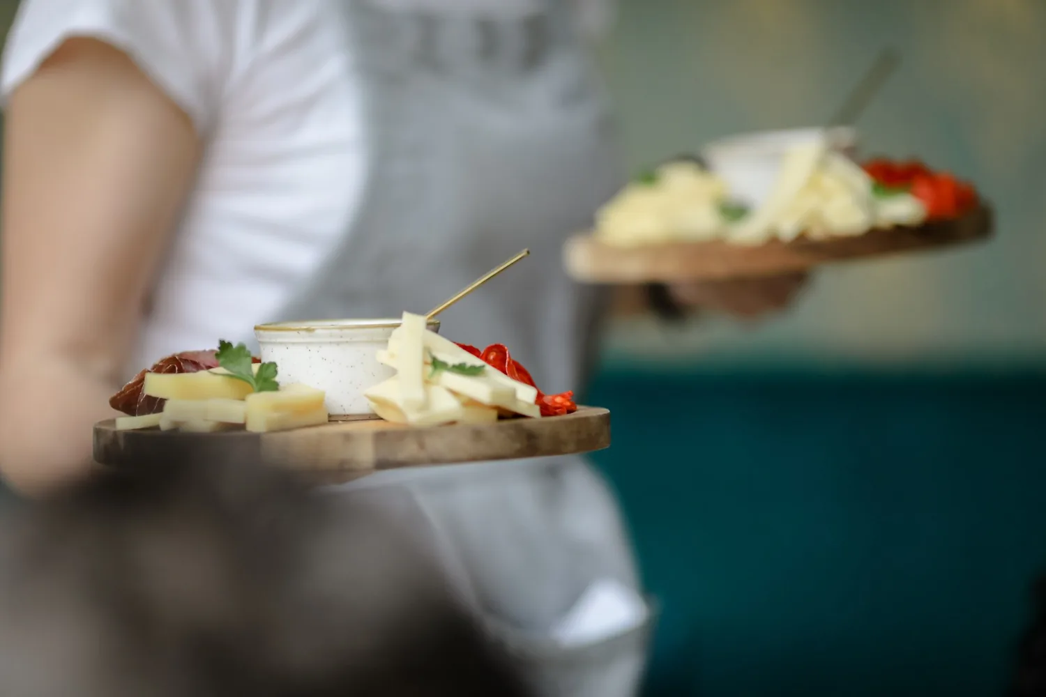 Käseplatte beim Apéro im Thalvie